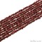 Red Jasper Chip Beads, 34 Inch, Natural Chip Strands, Drilled Strung Nugget Beads, 3-7mm, Polished, GemMartUSA (CHRJ-70001)